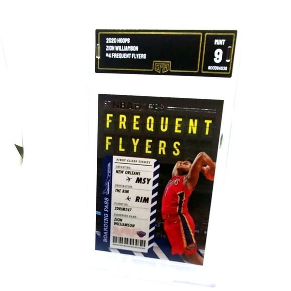2020 HOOPS ZION WILLIAMSON #4 FREQUENT FLYERS GMA 9 - Picture 5 of 6